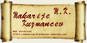 Makarije Kuzmančev vizit kartica